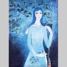 Lot 16 Đinh Cường (1939-2016) | Thiếu nữ thiên thanh